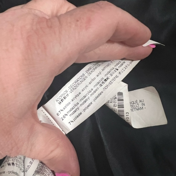 Zara Women's Duck Down Black Puffer Coat Jacket XS - Picture 6 of 14